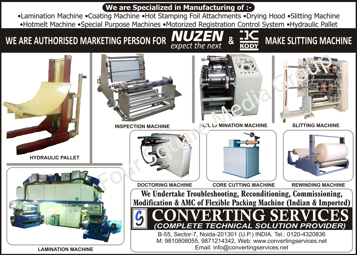 Hydraulic Pallets, Drying Hoods, Slitting Machines, Special Purpose Machines, Motorized Registration Control Systems, Hot Stamping Foil Attachments, Foil Lamination Machines, Inspection Machines, Hotmelt Machines, Hot Melt Machines, Lamination Machines, Coating Machines, Flexible Packaging Machine Troubleshooting services, Flexible Packaging Machine Reconditioning, Flexible Packaging Machine Commissioning, Flexible Packaging Machine Modification Services, Flexible Packaging Machine AMC,Inspection Machines, Sitting Machines, Printing Lamination machine Accessories, Conveyors, Core Cutting Machines, Coating Machines Hydraulic Pallets, Drying Hoods, Slitting Machines, Special Purpose Machines, Motorized Registration Control Systems, Hot Stamping Foil Attachments, Foil Lamination Machines, Inspection Machines, Hotmelt Machines, Hot Melt Machines, Lamination Machines, Coating Machines, Flexible Packaging Machine Troubleshooting services, Flexible Packaging Machine Reconditioning, Flexible Packaging Machine Commissioning, Flexible Packaging Machine Modification Services, Flexible Packaging Machine AMC,Inspection Machines, Sitting Machines, Printing Lamination machine Accessories, Conveyors, Core Cutting Machines, Coating Machines