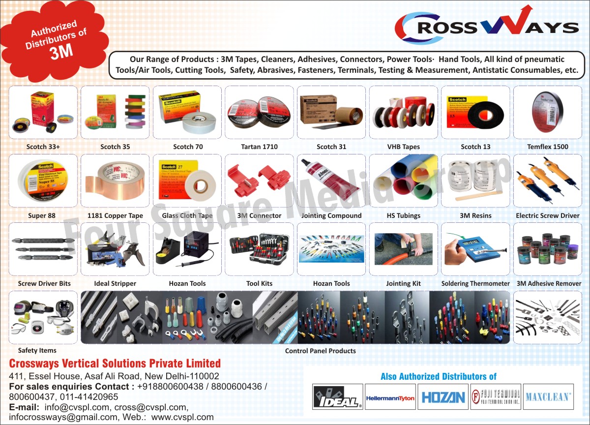 3M Tapes, Cleaners, Adhesives, Connectors, Power Tools, Hand Tools, Pneumatic Tools, Air Tools, Cutting Tools, Abrasives, Fasteners, Terminals, Testing Instruments, Measuring Instruments, Antistatic Consumables, Glass Cloth Tapes, 3M Connectors, Jointing Compounds, HS Tubings, 3M Resins, Electric Screw Drivers, Screw Driver Bits, Ideal Strippers, Hozan Tools, Tool Kits, Jointing Kits, Soldering Thermometers, 3M Adhesive Removers, Safety Products, Safety Shoes, Safety Belts, Safety Helmets, Respirators, Safety Glasses, Control Panel Products, Lane Marking Tape, Spray, Responsible Spray, WT Sealant 3M Tapes, Cleaners, Adhesives, Connectors, Power Tools, Hand Tools, Pneumatic Tools, Air Tools, Cutting Tools, Abrasives, Fasteners, Terminals, Testing Instruments, Measuring Instruments, Antistatic Consumables, Glass Cloth Tapes, 3M Connectors, Jointing Compounds, HS Tubings, 3M Resins, Electric Screw Drivers, Screw Driver Bits, Ideal Strippers, Hozan Tools, Tool Kits, Jointing Kits, Soldering Thermometers, 3M Adhesive Removers, Safety Products, Safety Shoes, Safety Belts, Safety Helmets, Respirators, Safety Glasses, Control Panel Products, Lane Marking Tape, Spray, Responsible Spray, WT Sealant