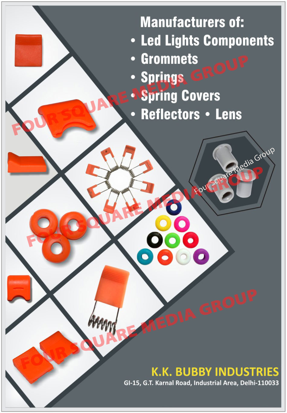 Led Light Components, Grommets, Springs, Spring Covers, Reflectors, Lenses Led Light Components, Grommets, Springs, Spring Covers, Reflectors, Lenses