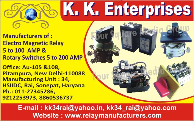 Electro Magnetic Relays, Rotary Switches, Electro Magnetic Relays, Rotary Switches,