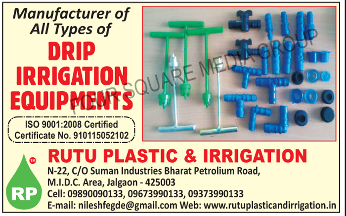 Drip Irrigation Equipments, Dripper, Joiner, Rubber Gromet, Lateral Cock, Drip Tools, Elbow Drip Irrigation Equipments, Dripper, Joiner, Rubber Gromet, Lateral Cock, Drip Tools, Elbow
