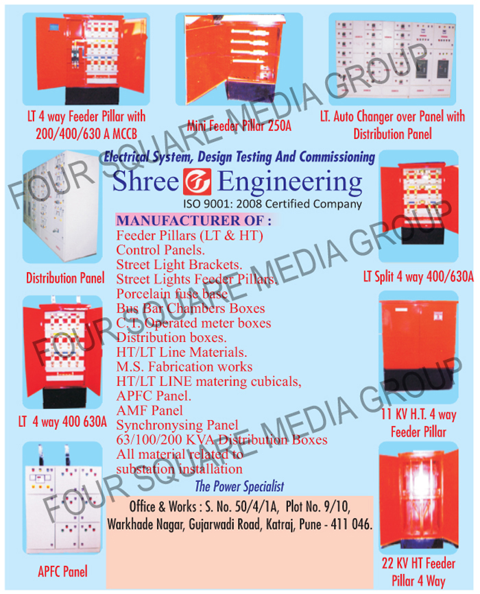 LT Feeder Pillars, HT Feeder Pillars, Control Panels, Street Light Brackets, Street Light Feeder Pillars, Porcelain Fuse Base, Bus Bar Chambers Boxes, CT Operated Meter Boxes, Distribution Boxes, HT Line Materials, LT Line Materials, MS Fabrication Services, HT Line Metering Cubicles, LT Line Metering Cubicles, APFC Panels, AMF Panels, Synchronysing Panels, Synchronosing Panels, Substation Installation Materials, Distribution Panels LT Feeder Pillars, HT Feeder Pillars, Control Panels, Street Light Brackets, Street Light Feeder Pillars, Porcelain Fuse Base, Bus Bar Chambers Boxes, CT Operated Meter Boxes, Distribution Boxes, HT Line Materials, LT Line Materials, MS Fabrication Services, HT Line Metering Cubicles, LT Line Metering Cubicles, APFC Panels, AMF Panels, Synchronysing Panels, Synchronosing Panels, Substation Installation Materials, Distribution Panels