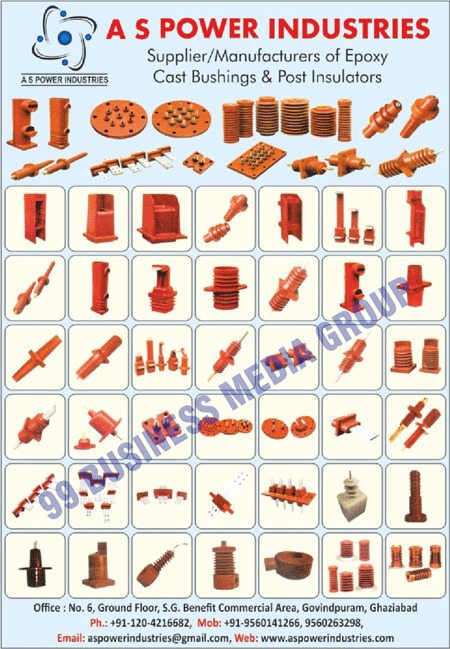 Epoxy Cast Bushings, Post Insulators