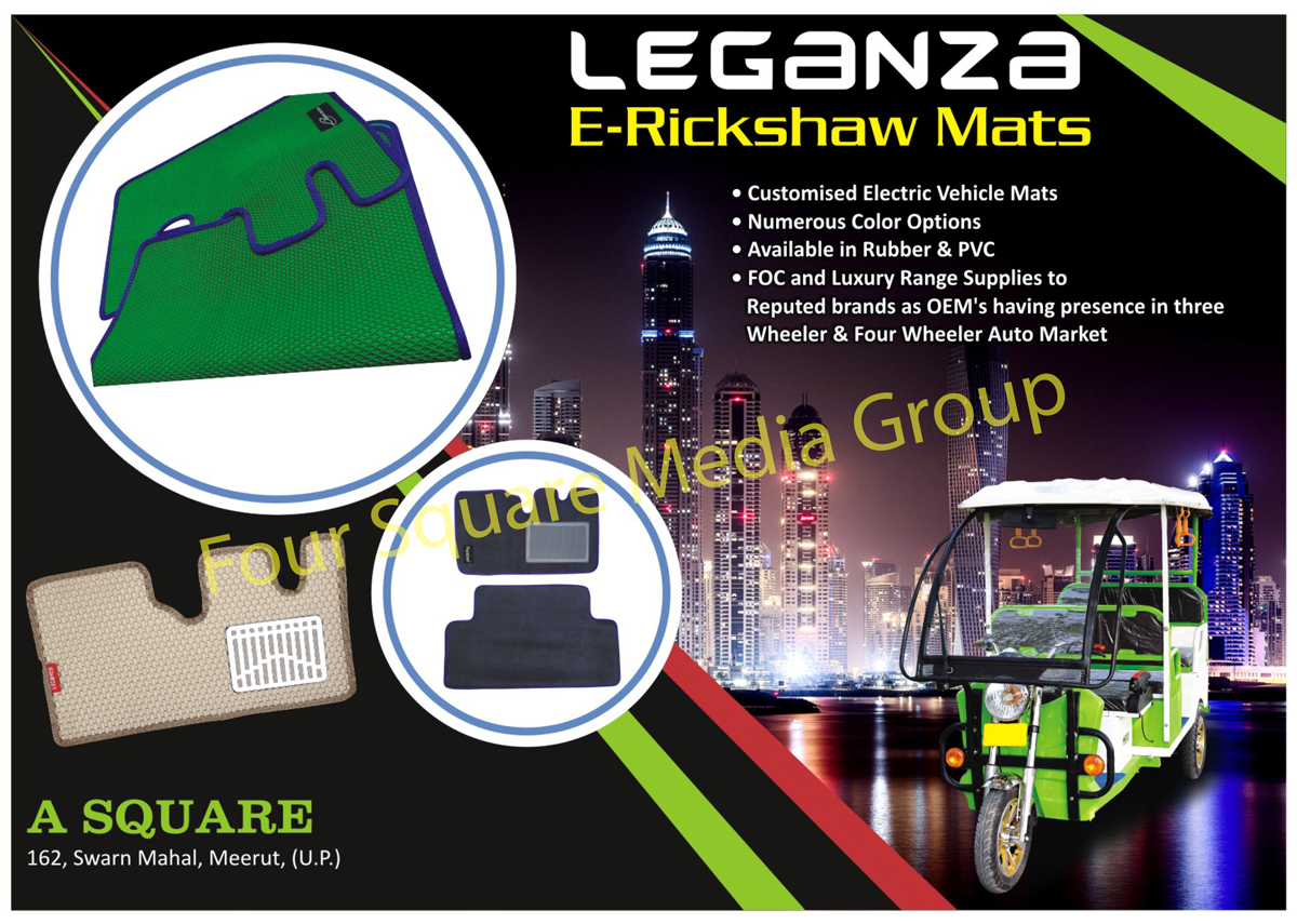 E Rickshaw Mats, Electric Rickshaw Mats, Electric Vehicle Mats