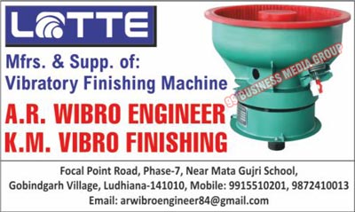 Vibratory Finishing Machines