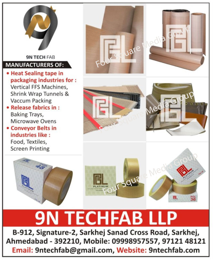 Heat Sealing Tape, Release Fabric, Conveyor Belt