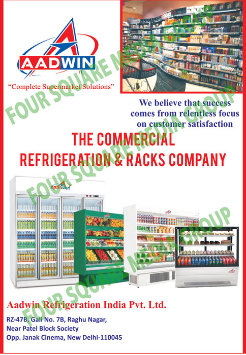 Commercial Refrigerators, Commercial Racks