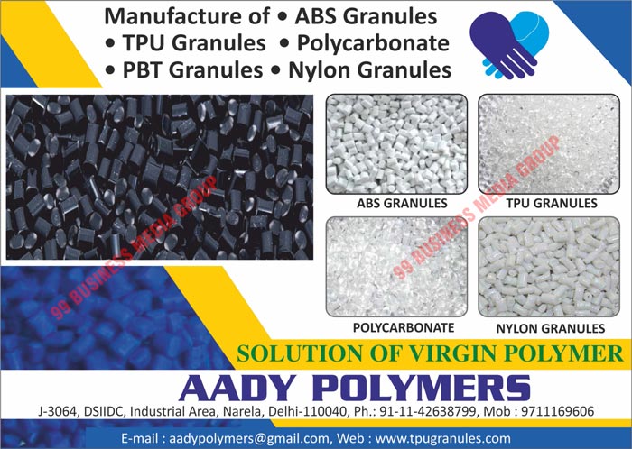 ABS Granules, TPU Granules, Polycarbonate Granules, PBT Granules, Nylon Granules