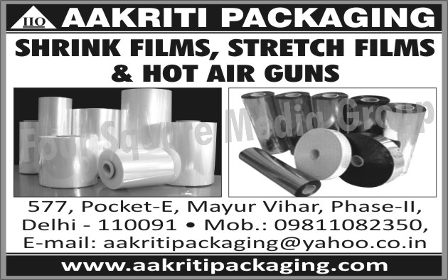 Shrink Films, Stretch Films, Hot Air Guns