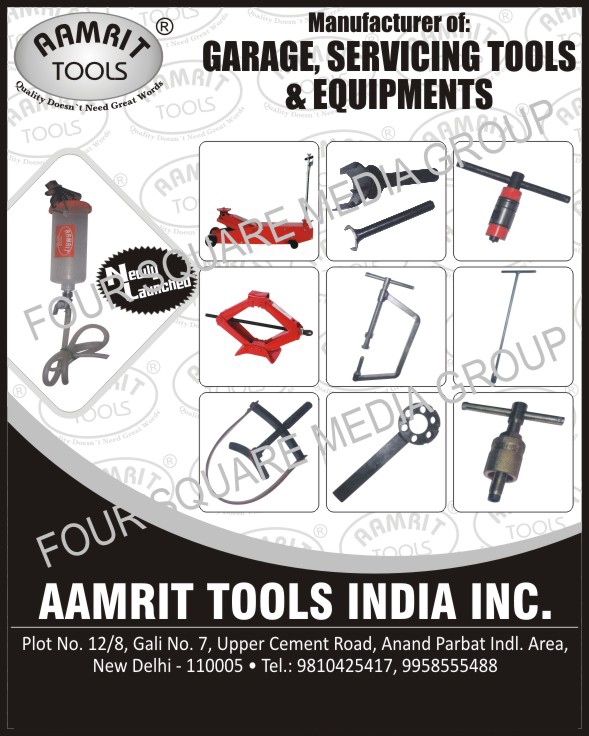 Garage Tools, Garage Equipments, Servicing Tools, Servicing Equipments,Garage Servicing Tools, Garage Servicing Equipments