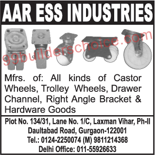 Castor Wheel, Trolley Wheels, Drawer Channel, Right Angle Bracket, Hardware Goods