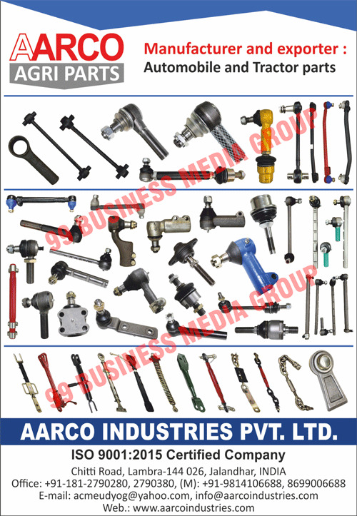 Automobile Parts, Tractor Parts