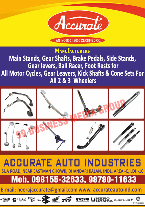 Two Wheeler Main Stands, 2 Wheeler Main Stands, Motorcycle Main Stands, Two Wheeler Gear Shafts, 2 Wheeler Gear Shafts, Motorcycle Gear Shafts, Two Wheeler Brake Pedals, 2 Wheeler Brake Pedals, Motorcycle Brake Pedals, Two Wheeler Side Stands, 2 Wheeler Side Stands, Motorcycle Side Stands, Two Wheeler Gear Levers, 2 Wheeler Gear Levers, Motorcycle Gear Levers, Two Wheeler Ball Racers, 2 Wheeler Ball Racers, Motorcycle Ball Racers, Two Wheeler Foot Rests, 2 Wheeler Foot Rests, Motorcycle Foot Rest, Two Wheeler Gear Levers, 2 Wheeler Gear Levers, Two Wheeler Kick Shafts, 2 Wheeler Kick Shafts, Two Wheeler Cone Sets, 2 Wheeler Cone Sets, Three Wheeler Gear Levers, 3 Wheeler Gear Levers, Three Wheeler kick Shafts, 3 Wheeler kick Shafts, Three Wheeler Cone Sets, 3 Wheeler Cone Sets,Automotive Stands, Ball Racers, Foot Facer, Main Stands, Gear Shafts, Brake Pedals, Side Stands, Gear Levers, Foot Rests, Kick Shafts, Cone Sets