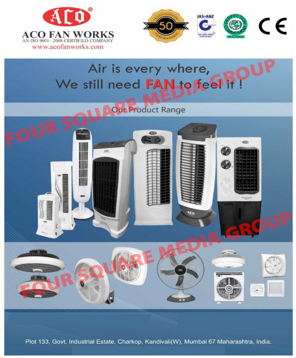 Cabin Fans, Wall Fans, Ventilating Exhaust Fans, Twist Tower Fans, Hurricane Cabin Fans, Jumbo Tower Fans