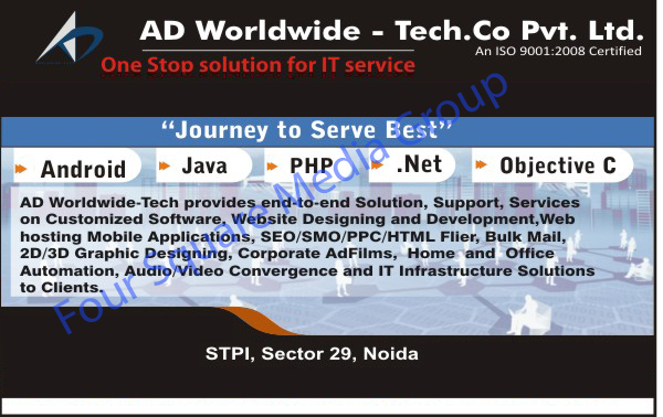 Customized Software Designing, Website Designing, Website Development, Graphic Designing, Mobile Applications, Home Automation Solution, Office Automation Solution, Audio Convergence, Video Convergence, IT Infrastructure Solutions, Bulk Mail Service,Web Designing, Software Development, Graphic Designing