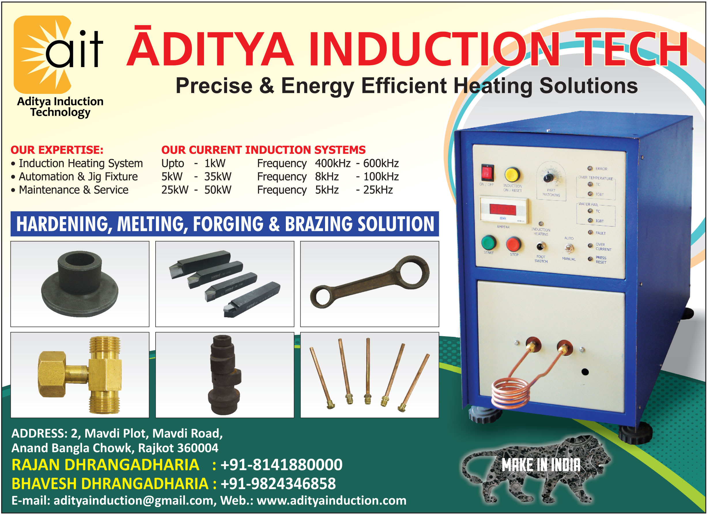 Induction Heating Systems, Jif Fixtures