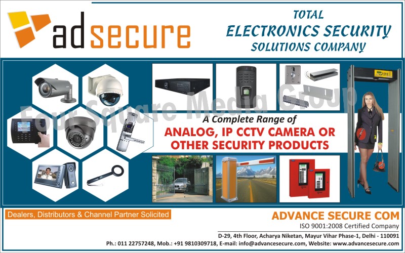 Security Products, CCTV Cameras, Analog CCTV Cameras, IP CCTV Cameras, Biometric Systems, Access Control Systems, Time Attendance Systems, Intrusion Alarm Systems, Hand Held Metal Detectors, Door Frame Metal Detectors, Automated Doors, Road Safety Products, Barriers