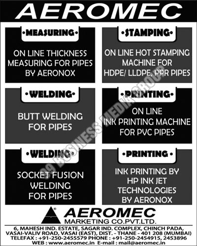 Pipe Online Hot Stamping Machines, Pipe Online Ink Printing Machines, Pipe Socket Fusion Welding, Pipe Butt Welding, HDPE Pipe Online Hot Stamping Machines, PPR Pipe Online Hot Stamping Machines, LLDPE Pipe Online HOt Stamping Machines, Pipe Online Thikness Measuring