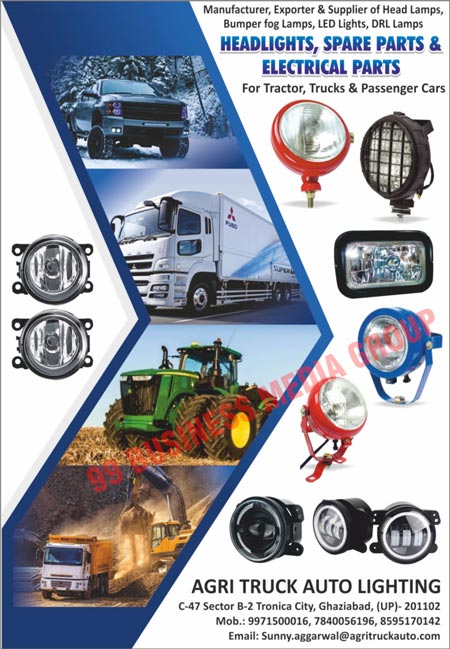 Head Lamps, Bumper Fog Lamps, Led Lights, DRL Lamps, Head Lights, Automotive Spare Parts, Automotive Electrical Parts, Tractor Hedlights, Truck Hedlights, Passenger Car Hedlights, Tractor Spare Parts, Truck Spare Parts, Passenger Car Spare Parts, Tractor Electrical Parts, Truck Electrical Parts, Passenger Car Electrical Parts