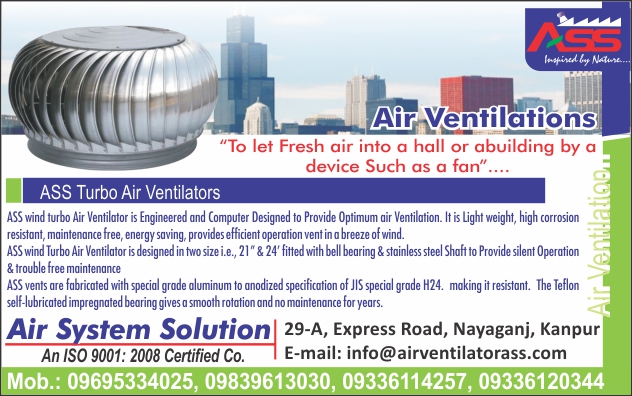 Air Ventilators, Turbo Air Ventilators