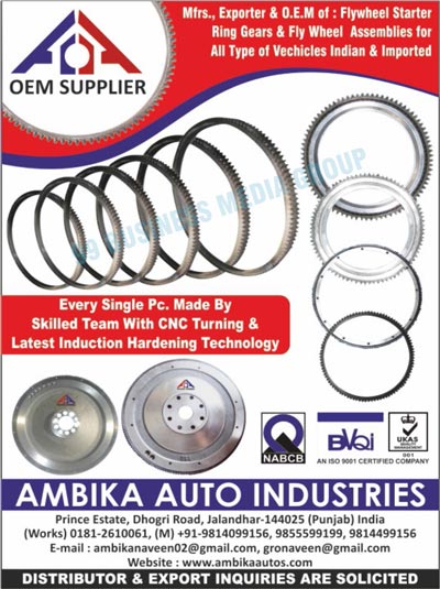 Flywheel Starter Ring Gears, Flywheel Assemblies