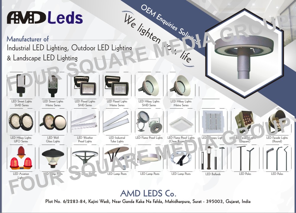 Led Lights, Industrial Led Lights, Outdoor Led Lights, Landscape Led Lights, Street Lights, Flood Lights, High Bay Lights, Well Glass Lights, Weather Proof Lights, Industrial Tube Lights, Flame Proof Lights, Canopy Lights, Square Facade Lights, Round Facade Light, Facade Lights, Aviation Lights, Led Lamp Posts, Led Bollards, Led Poles