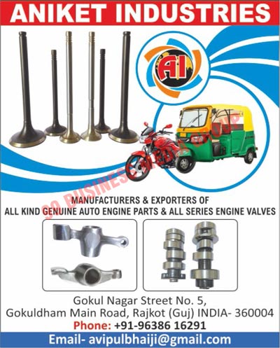 Auto Engine Parts, Auto Engine Valves