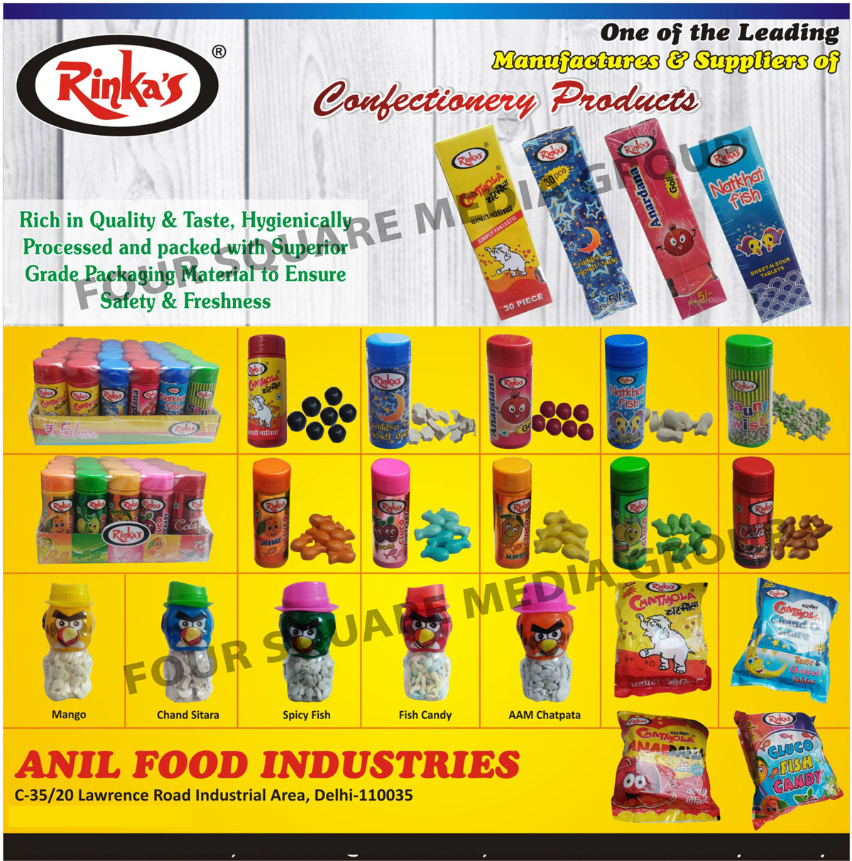 Confectionery Products, Chatmola, Anardana Goli, Fish Candy, Fish Candies, Chand Sitara Candies, Toffees, Confectionery Products, Aam Chatpata, Spicy Fish Candy, Mango Candy, Nathkhat Fish Candy