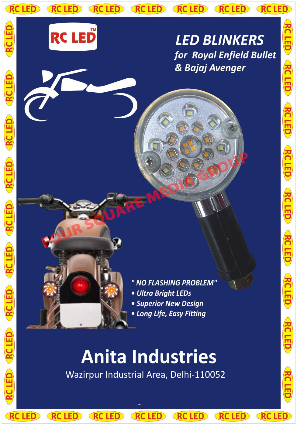 Led Blinker, Automotive Blinker, Two Wheeler Blinker, Bike Blinker, 2 Wheeler Blinker