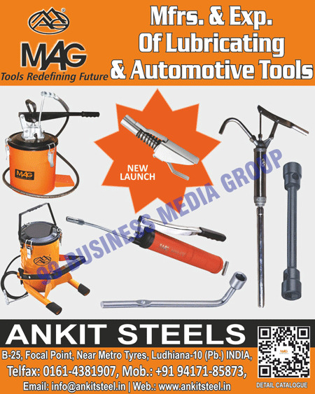 Hand Tools, Lubricating Equipments, Automotive Tools