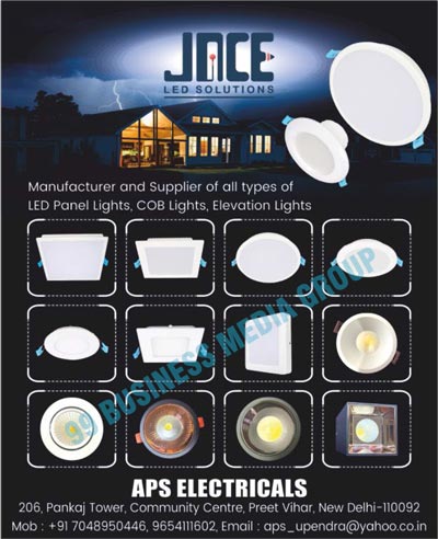 Led Panel Lights, Led COB Lights, Led Elevation Lights