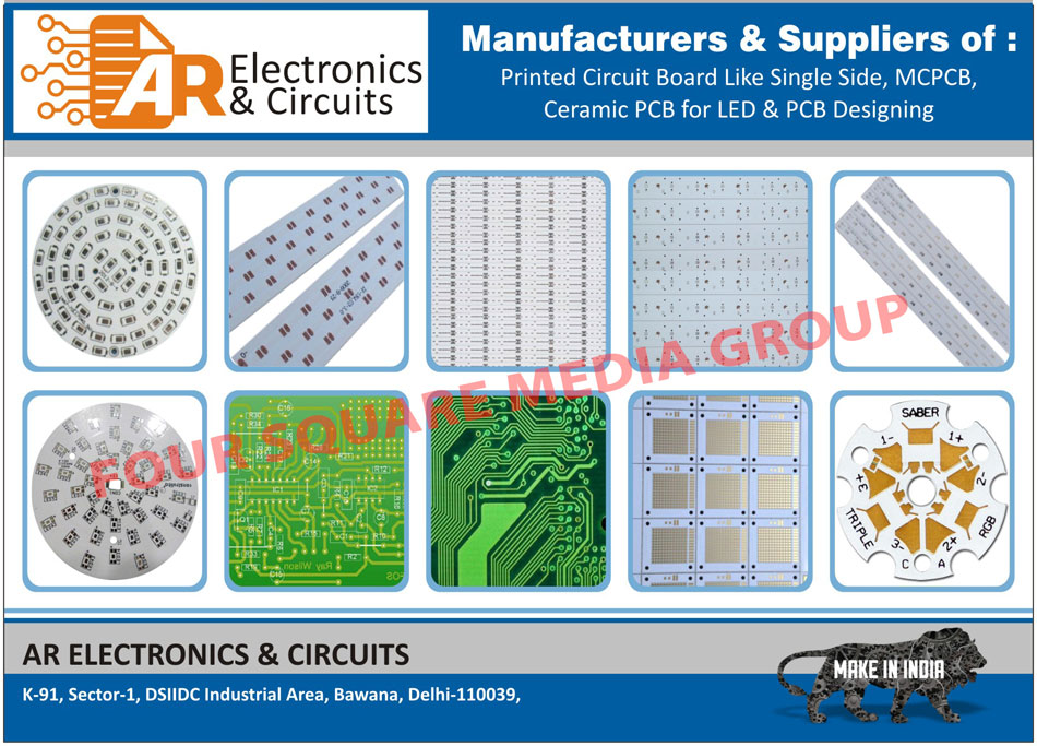 Printed Circuit Boards, PCBs, Led Single Side PCBs, Led MCPCBs, Led Metal Core Printed Circuit Boards, Led Metal Core PCBs, Led MCPCBs, Led Ceramic PCBs, PCB Designing Services, Printed Circuit Board Designing Services