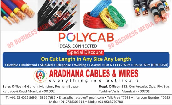 Wires, Cables, Flexible Wires, Multistand Wires, Shielded Wires, Telephone Wires, Welding Wires, Co Axial Wires, Cat 6 Wires, CCTV Wires, FR House Wires, FR-LSH House Wires