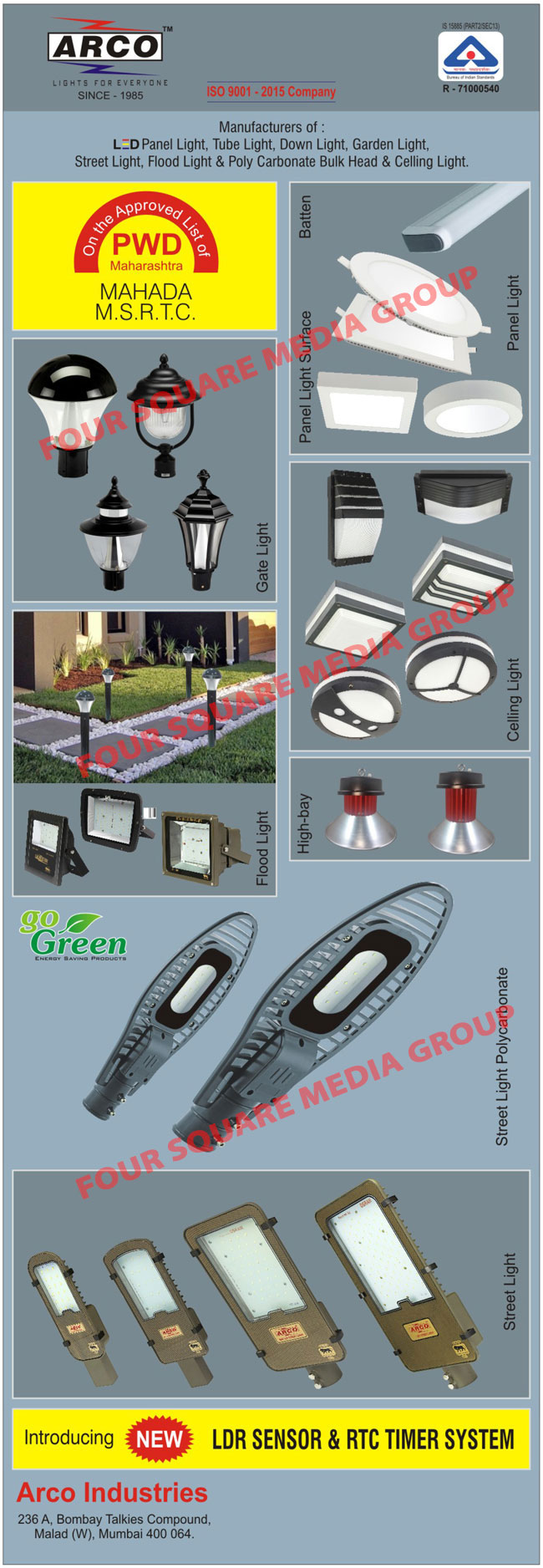 Led Panels, Led Panel Lights, Led Down Lighters, Led Street Lights, Led Flood Lights, Led High Bay Lights, Bulk Head Lights, Led Tube Lights, Led Down Lights, Poly Carbonate Bulk Head Lights, Ceiling Lights, Led Surface Panel Lights, Surface Led Panel Lights, Led Battens, Gate Lights, Polycarbonate Street Lights, LDR Sensor Systems, RTC Timer Systems