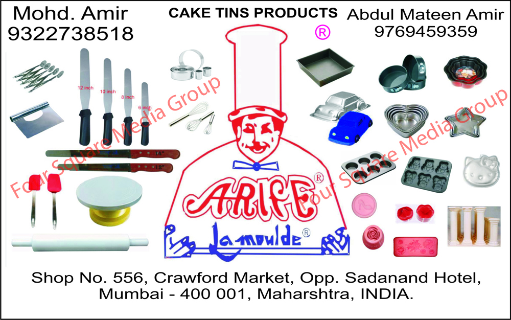 Baking Trays, Baking Moulds, Silicon Moulds, Cake Decorating Kits, Chocolate Moulds,Edible Photo Cake Sheet, Fondant Decorating Tools, Food Writer, Icing Tools, Mixer, Plungers