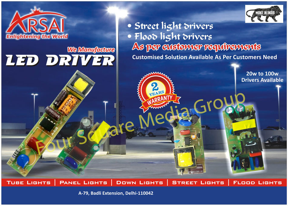 Led Drivers, Led Bulb Drivers, Led Panel Light Drivers, Led Down Light Drivers, Led Tube Light Drivers, COB Led Drivers, Led Street Light Drivers, Led Flood Light Drivers