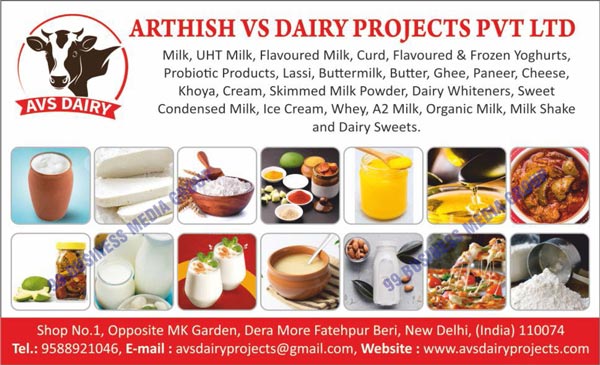 Milks, UHT Milks, Flavoured Milks, Curds, Flavoured Yoghurts, Frozen Yoghurts, Probiotic Products, Lassi, Buttermilks, Butters, Ghee, Paneers, Cheese, Khoyas, Creams, Skimmed Milk Powders, Dairy Whiteners, Sweet Condensed Milks, Ice Creams, Organic Milks, Milk Shakes, Dairy Sweets