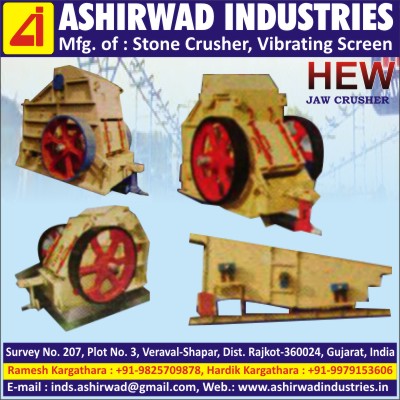 Stone Crushers, Vibrating Screen, Jaw Crushers