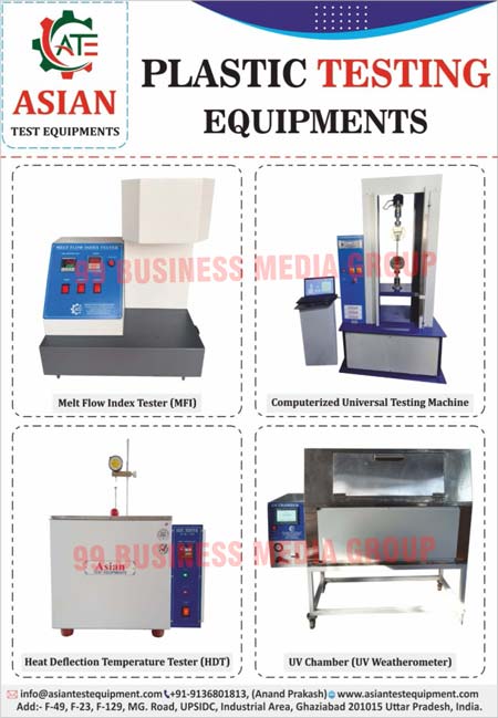 Test Equipments, Testing Equipments, Fabric Testing Equipments, Carpet Testing Equipments, Yarn Testing Equipments, Rubber Testing Equipments, Paper Testing Equipments, Paper Board Testing Equipments, Carton Testing Equipments, Plastic Pipe Testing Equipments, PVC Pipe Testing Equipments, Leather Testing Equipments, Footwear Testing Equipments, Coated Fabric Testing Equipments, Foam Testing Equipments, Conduit Appliance Testing Equipments, Electrical Appliance Testing Equipments, General Lab Equipments, Metal Testing Equipments, Plywood Testing Equipments, Laminate Testing Equipments, Automobile Testing Equipments, Paint Testing Equipments, Bursting Strength Testers, Conditioning Chambers, Din Abrasion Testers, Indentation Hardness Testers, Universal Testing Machines, Salt Spray Chambers, Hot Air Ovens, Tensile Strength Testers, Digital Box Compression Testers, HMV Flammability Testers, Fogging Testers, Salt Spray Testers, Crimp Pull Out Testers, Humidity Chambers, Tensile Testing Machines, Glow Wire Testers, Tracking Index Testers, Dry ARC Resistance Testers, Needle Flame Testers, Melt Flow Index Testers, Universal Testing Machine Computerized Model, Heat Deflection Temperature Testers, UV Weatherometer Chambers, Plastic Testing Equipments