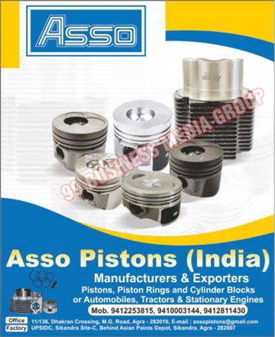 Petrol Two Wheeler Pistons, Petrol Three Wheeler Pistons, Four Wheeler Pistons, 4 Wheeler Pistons, Portable Generator Pistons, Piston Rings, Cylinder Blocks, Automotive Pistons, Automotive Piston Rings, Automotive Cylinder Blocks, Light Commercial Vehicle Pistons, Car Engine Pistons, Tractor Engine Pistons, Diesel Engine Pistons, Compressor Generator Pistons, Portable Generator Piston Rings, Diesel Two Wheeler Pistons, CNG Two Wheeler Pistons, Diesel Three Wheeler Pistons, CNG Three Wheeler Pistons, Petrol Two Wheeler Piston Rings, Diesel Two Wheeler Piston Rings, CNG Two Wheeler Piston Rings, Petrol Three Wheeler Piston Rings, Diesel Three Wheeler Piston Rings, CNG Three Wheeler Piston Rings, Petrol Two Wheeler Cylinder Blocks, Diesel Two Wheeler Cylinder Blocks, CNG Two Wheeler Cylinder Blocks, Petrol Three Wheeler Cylinder Blocks, Diesel Three Wheeler Cylinder Blocks, CNG Three Wheeler Cylinder Blocks, Light Commercial Vehicle Piston Rings, Light Commercial Vehicle Cylinder Blocks, Car Engine Piston Rings, Car Engine Cylinder Blocks, Tractor Engine Piston Rings, Tractor Engine Cylinder Blocks, Diesel Engine Piston Rings, Diesel Engine Cylinder Blocks, Compressor Generator Piston Rings, Compressor Generator Cylinder Blocks, Portable Generator Cylinder Blocks, Automobile Pistons, Automobile Piston Rings, Automobile Cylinder Blocks, Tractor Pistons, Tractor Piston Rings, Tractor Cylinder Blocks, Stationery Engine Pistons, Stationery Engine Piston Rings, Stationery Engine Cylinder Blocks, Two Wheeler Pistons, Three Wheeler Pistons