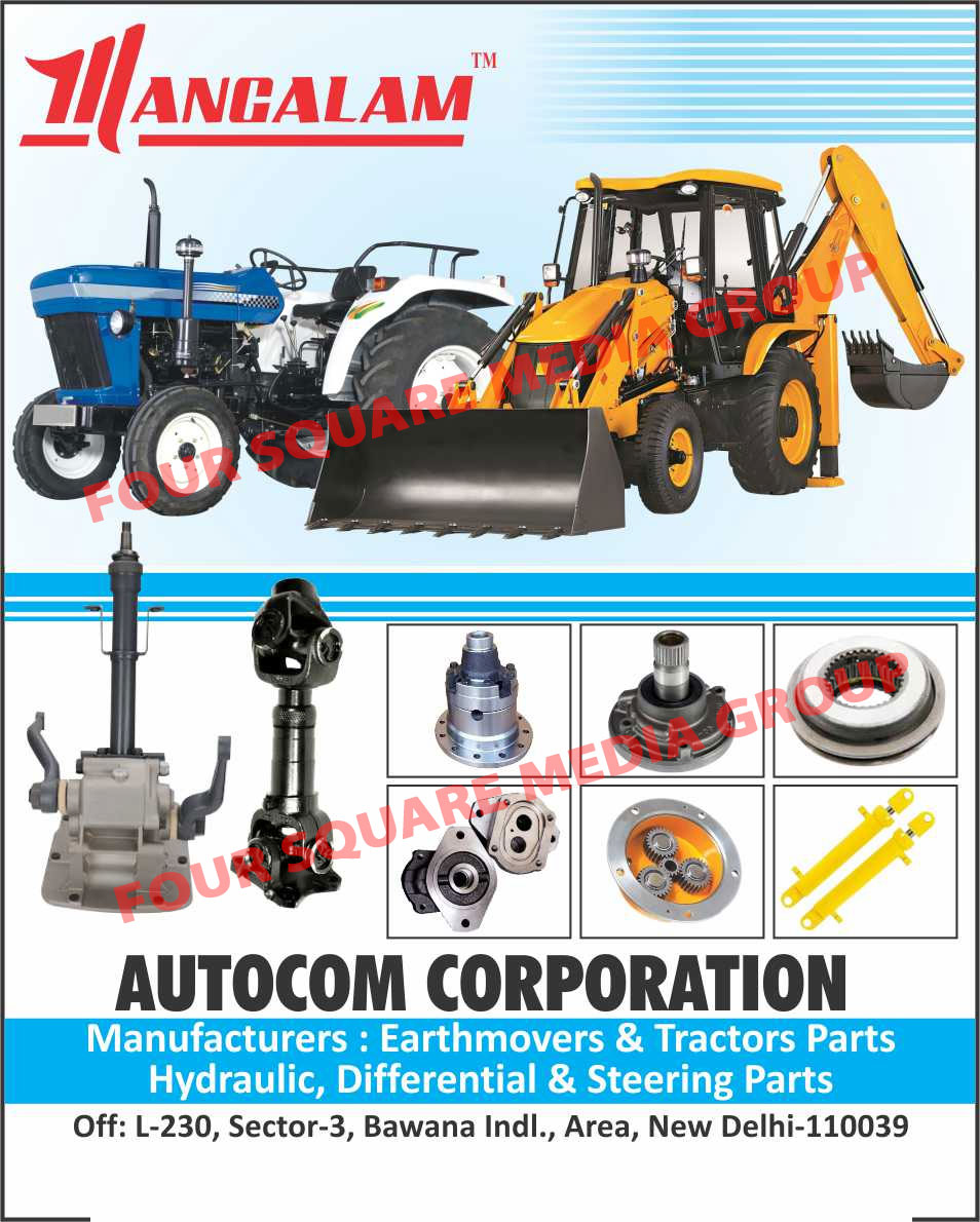 Earthmover Parts, Tractor Parts, Hydraulic Parts, Differential Parts, Steering Parts