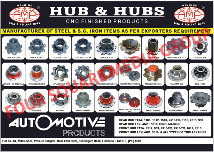 Trolley Hubs, Truck Front Hubs, Truck Hubs,Steel Hub, Hubs