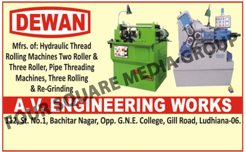 Hydraulic Thread Rolling Machines, Pipe Threading Machines, Two Roller Hydraulic Thread Rolling Machines, 2 Roller Hydraulic Thread Rolling Machines, Three Roller Hydraulic Thread Rolling Machines, 3 Roller Hydraulic Thread Rolling Machines, Pipe Threading Machines, Three Rolling Machines, 3 Rolling Machines, Re Grinding Machines,Two Roller, 2 Roller, Three Roller, 3 Roller