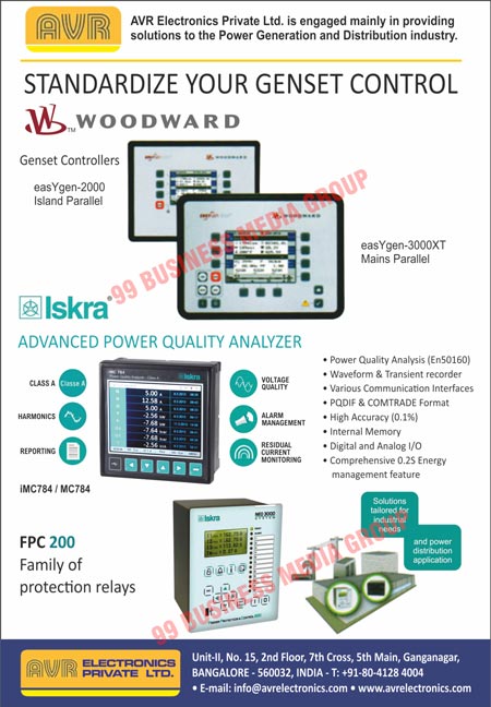 Genset Controllers, Relays, Parallels