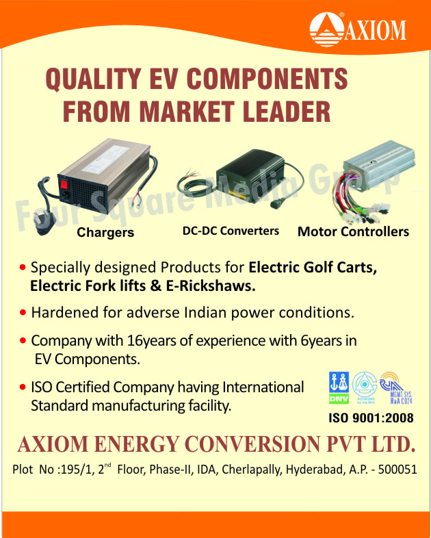 Battery Chargers For Electric Golf Carts, Battery Chargers For Electric Forklifts, Battery Chargers For E Rickshaws, Dc Converters For Electric Golf Carts, Dc To Dc Converters For Electric Forklifts, Dc To Dc Converters For E Rickshaws, Motor Controllers For Electric Golf Carts, Motor Controllers For Electric Forklifts, Motor Controllers For E rickshaws,Chargers, DC Converters, Motor Controllers