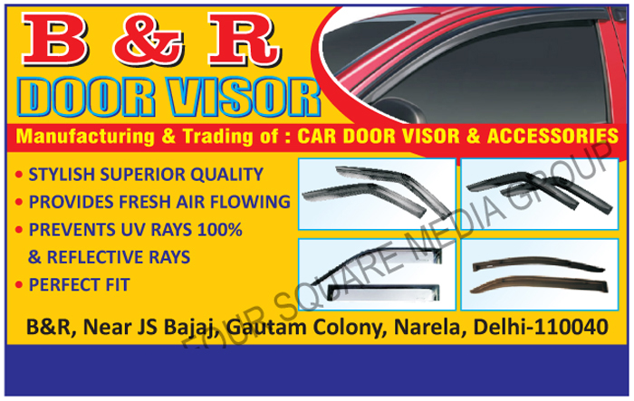 Car Door Visors, Automotive Accessories, Car Accessories