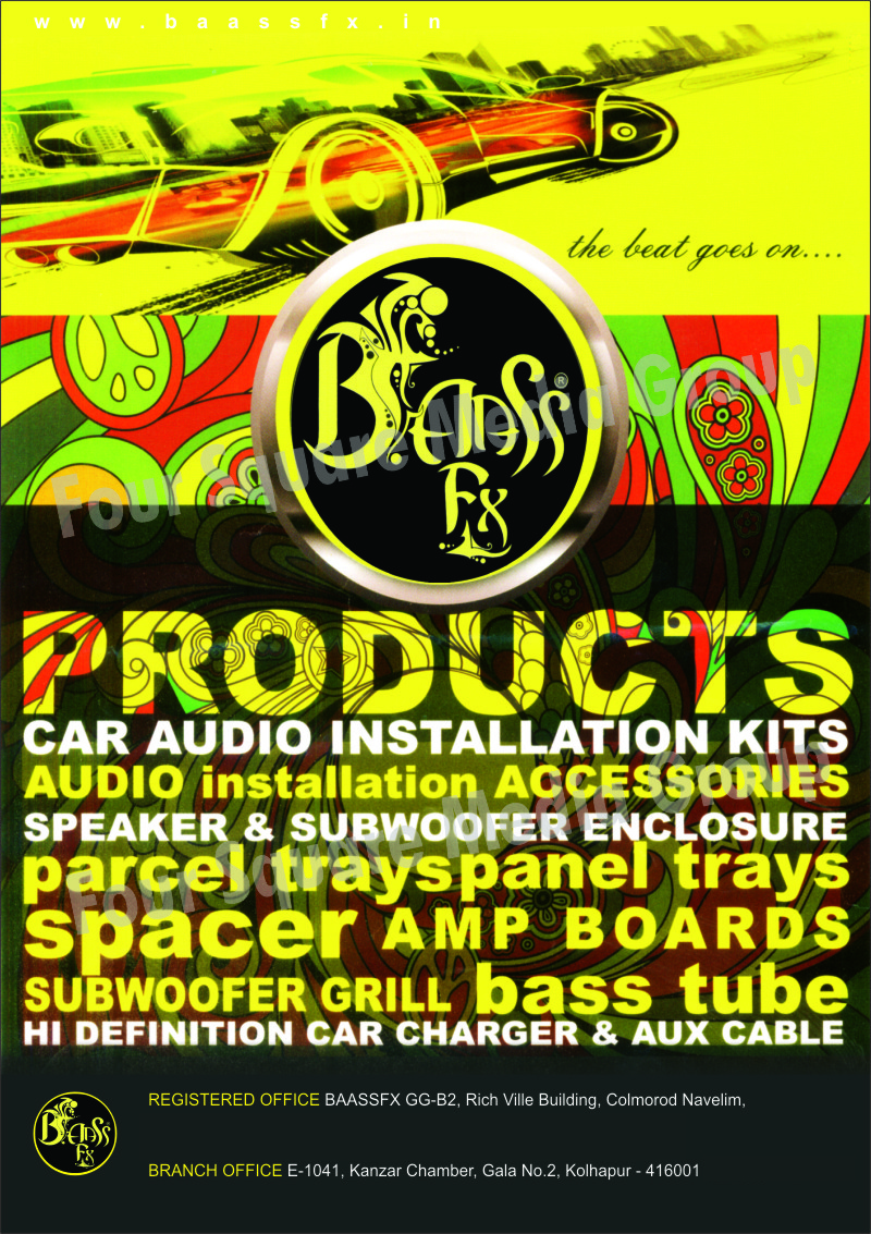 Products Car Audio Installation Kits, Audio Installation Accessories, Speker, Subwoofer Enclosure, Parcel Trays Panel Trays, Spacer AMP Boards Subwoofer Gril Bass Tube, Hi Definition Car Charger, Aux Cable