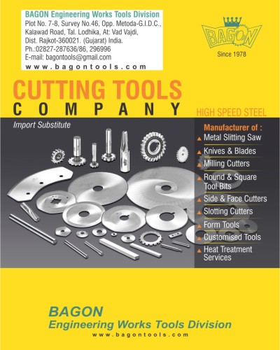 Cutting Tools, Metal Slitting Saws, knives, Blades, Milling Cutters, Round Tool Bits, Square Tool Bits, Side Cutters, Face Cutters, Slotting Cutters, Form Tools, Customized Tools, Customised Tools, Heat Treatment Services