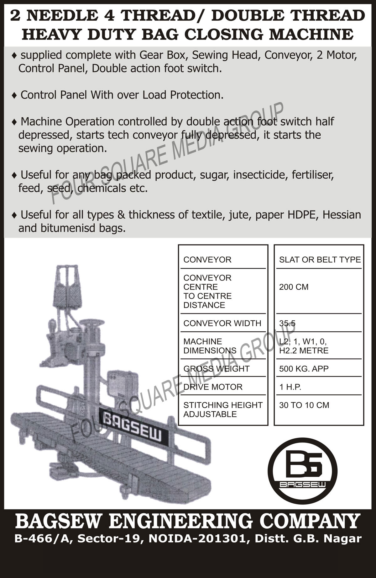 Two Needle Four Thread Bag Closing Machines, 2 Needle Four Thread Bag Closing Machines, Two Needle Double Thread Bag Closing Machines, 2 Needle Double Thread Bag Closing Machines,Heavy Duty Bag Closing Machine