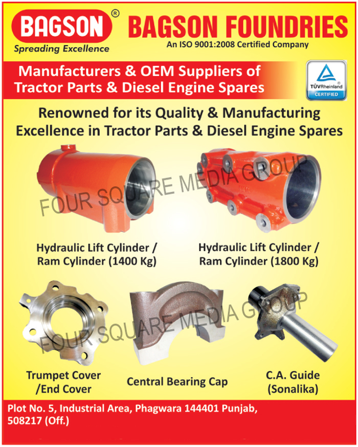 Tractor Parts, Diesel Engine Spares, Trumpet Covers, End Covers, Central Bearing Caps, Hydraulic Lift Cylinders, Ram Cylinders, Tractor CA Guides, Diesel Engine Spare Parts, Diesel Engine Cam Gears, Diesel Engine Crank Gears, Diesel Engine Camshafts, Diesel Engine Cam Bushes, Diesel Engine Governor Weights, Lubricating Oil Pumps, Double Ball Lubricating Oil Pumps, Single Ball Lubricating Oil Pumps, Tractor Hydraulic Lift Cylinders, Tractor Trumpet Covers, Tractor End Covers, Tractor Central Bearing Caps, Tractor Ram Cylinders